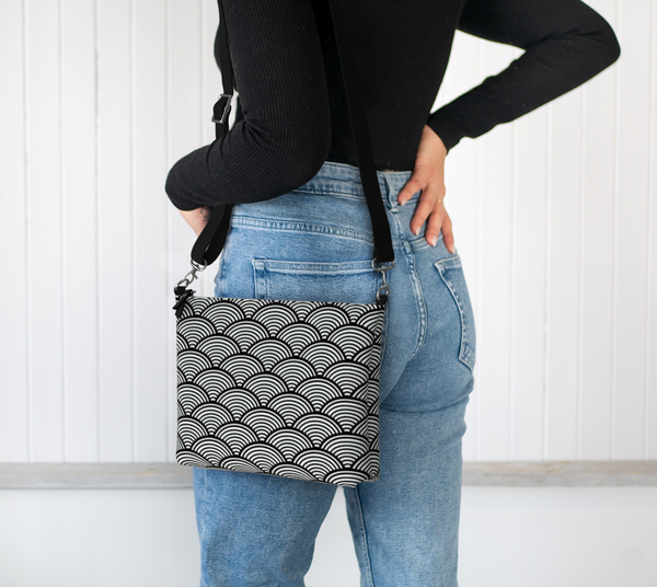 Dragon Scale Vegan Crossbody Purse