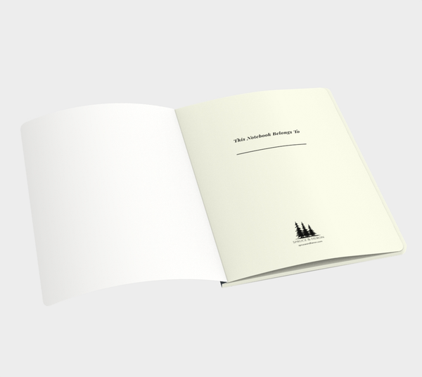 Spruce Trees Notebook - Large Journal