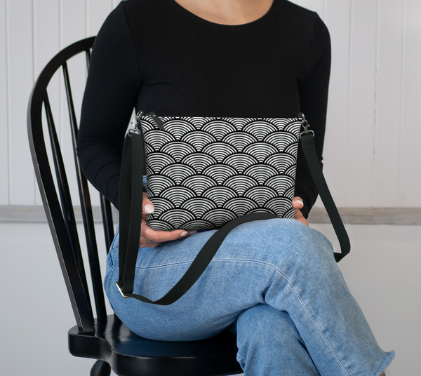 Dragon Scale Vegan Crossbody Purse