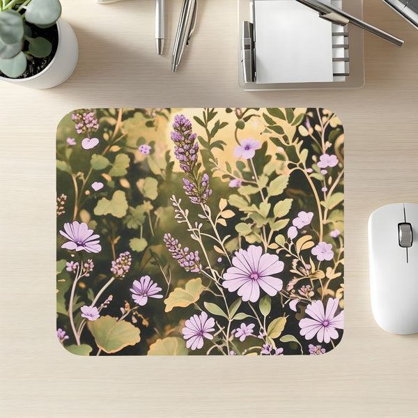 Chicory Wildflower Desk Mat - Mousepad