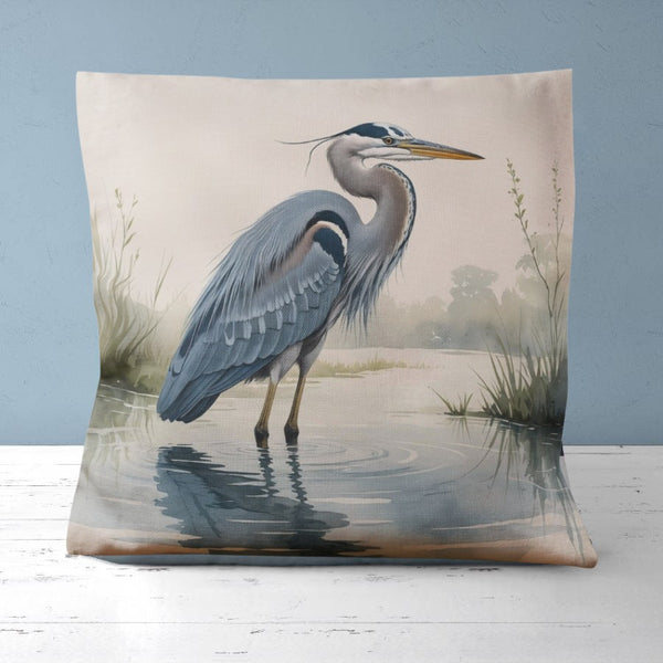 Vintage Heron Cushion Cover