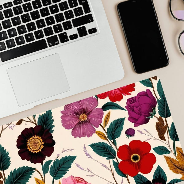 Vintage Summer Floral Desk Mat