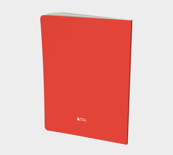 V Monogram Floral Notebook
