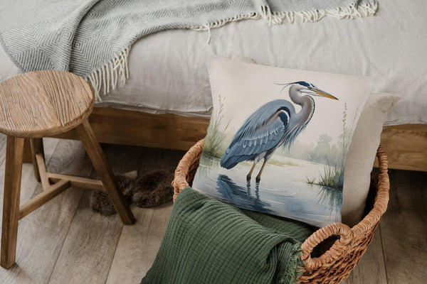 Spruce and Heron nature-inspired and wildlife cushion covers collection