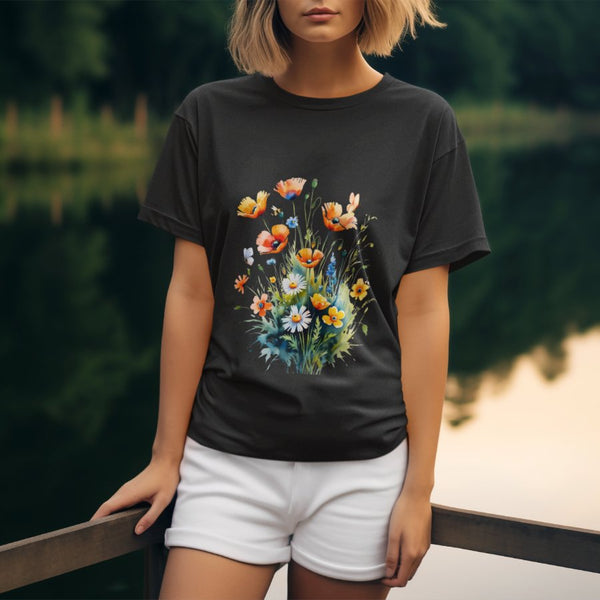 Bright Wildflowers Women's T-Shirt