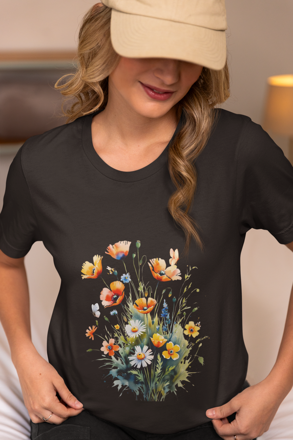 Bright Wildflowers Women's T-Shirt
