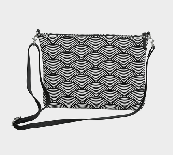 Dragon scale vegan crossbody purse.