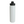 A matte white insulated water bottle with a black screw-on lid, shown against a solid light gray background.