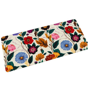 Vintage Summer Floral Desk Mat for home office and work. 