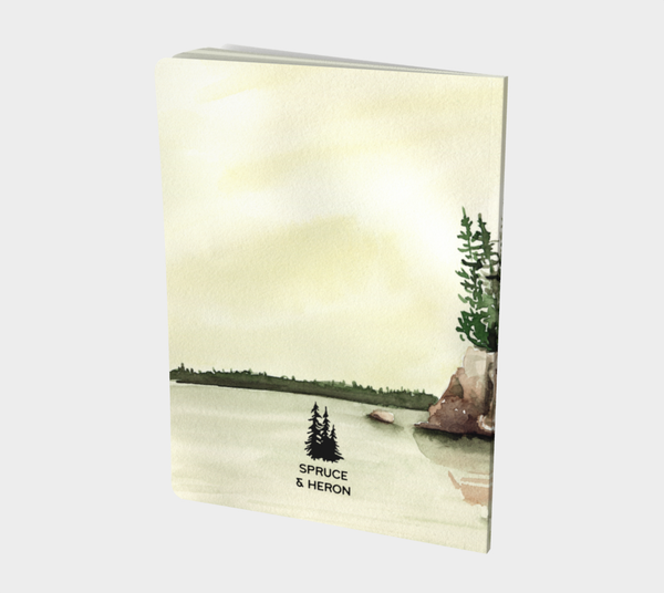 Spruce On An Island Notebook