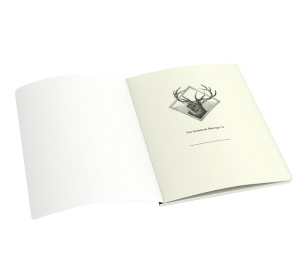 Classic Black Plaid Notebook