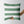 Green Striped Cushion Cover for 18