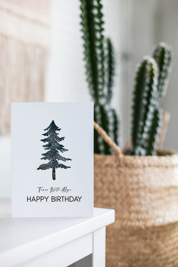 Finer With Age Happy Birthday Card (Set of 3)