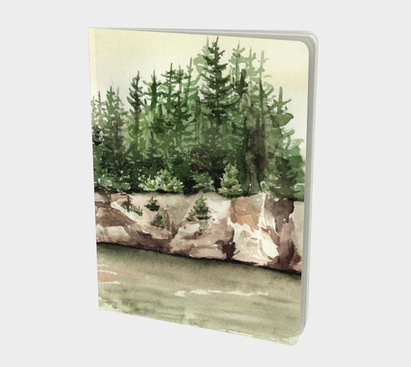 Spruce On An Island Notebook